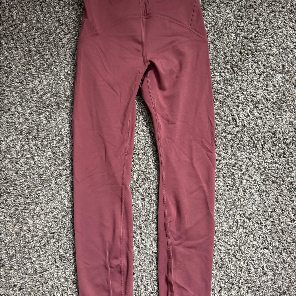 lululemon athletica Maroon Leggings